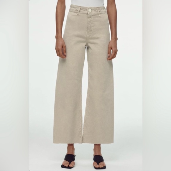 Zara Marine straight pants in color Stone size 4, euro 36 - Picture 3 of 5